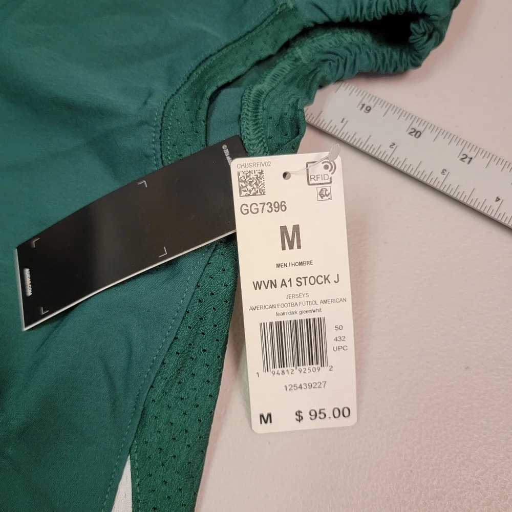 Adidas Green‎ Athletic Football Player Jersey